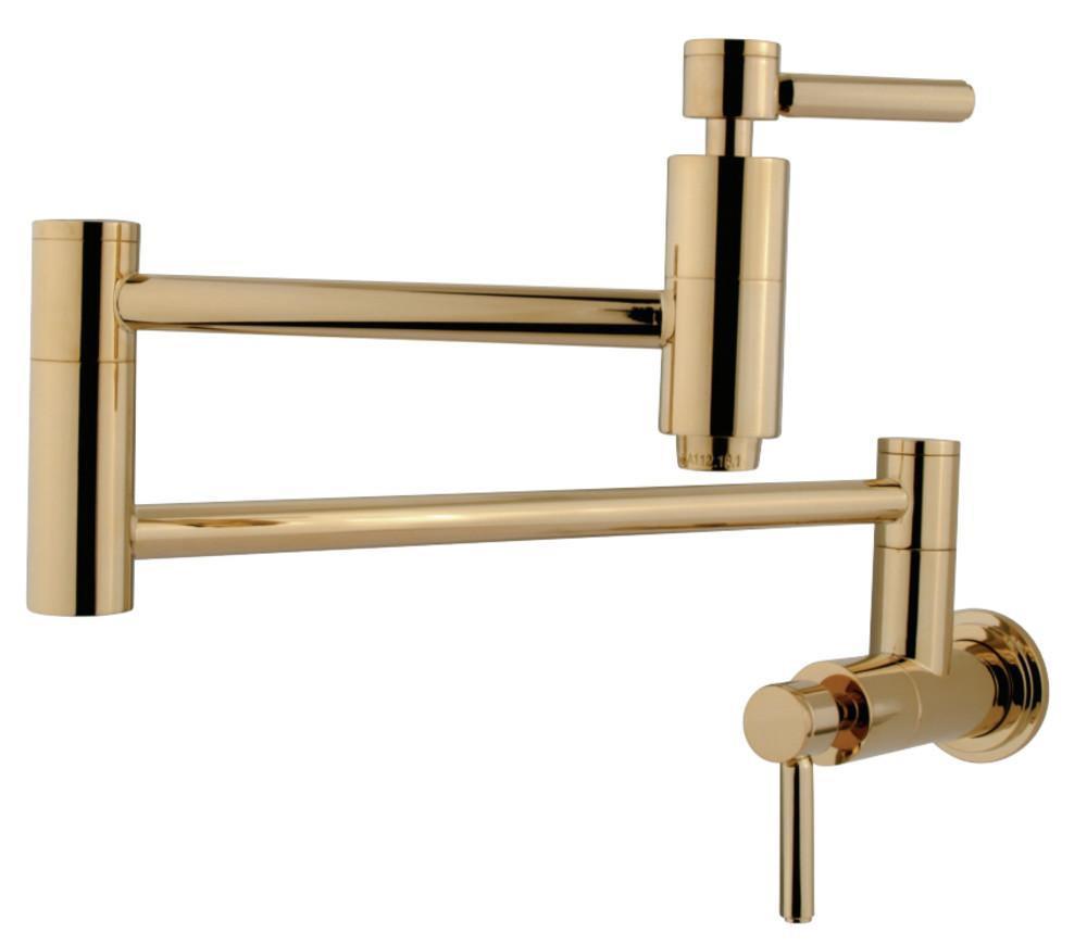 Kingston Brass Concord Pot Filler Faucet Polished Brass