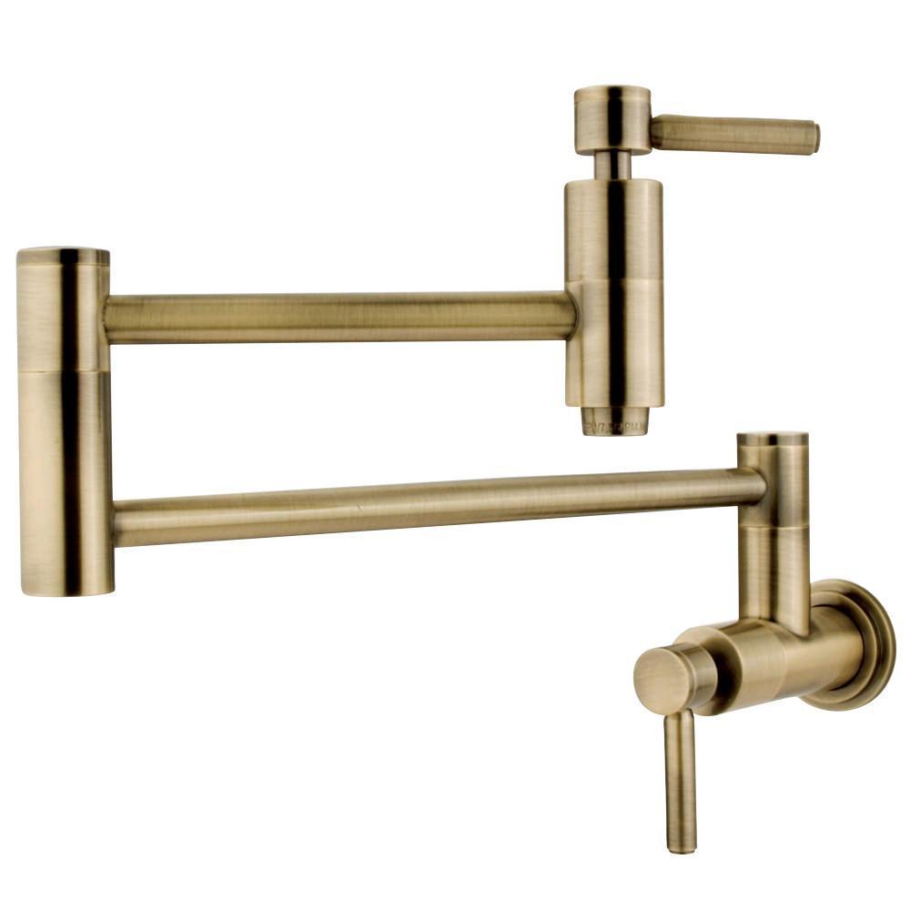 Kingston Brass Concord Pot Filler Faucet Vintage Brass