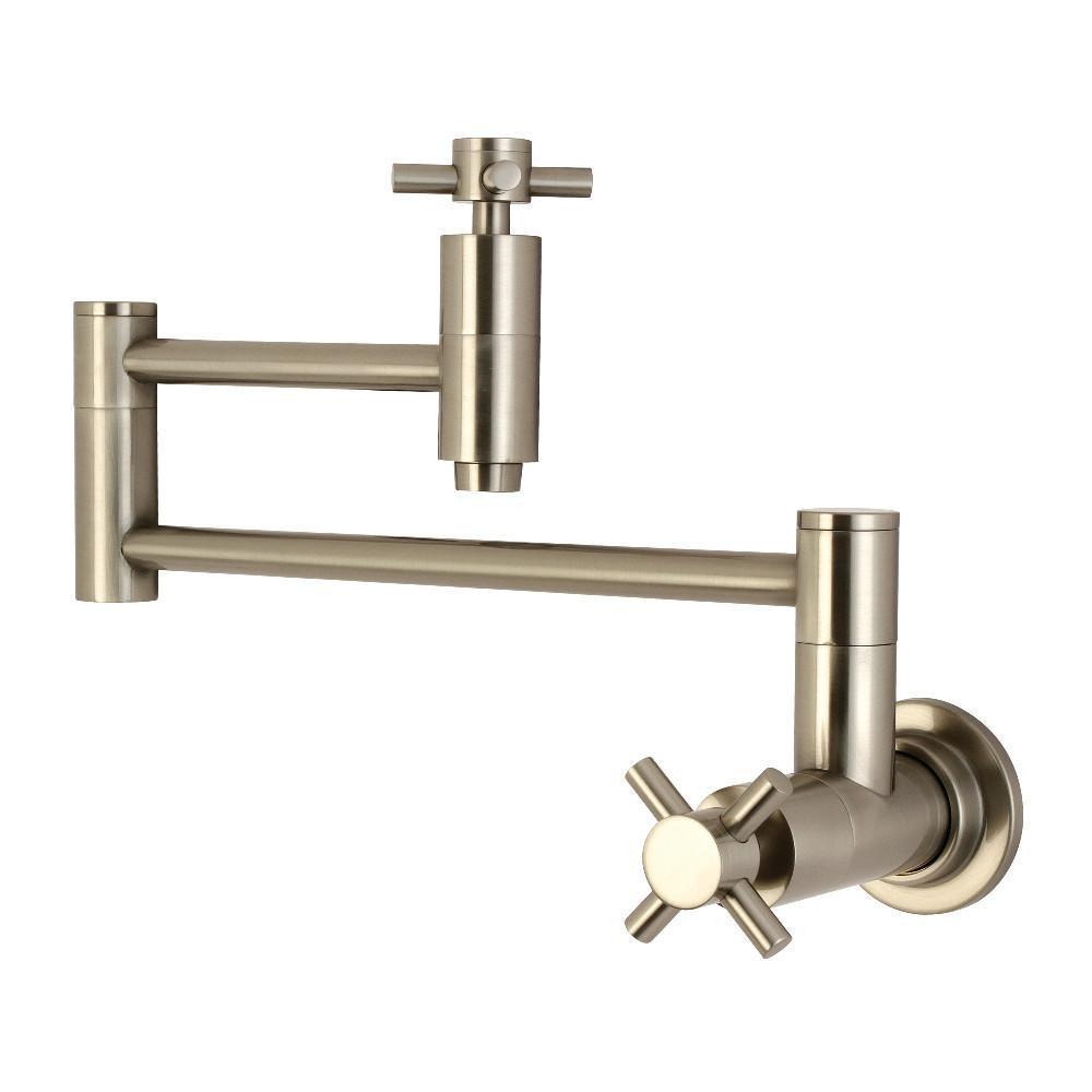 Kingston Brass Concord Pot Filler Faucet Brushed Nickel