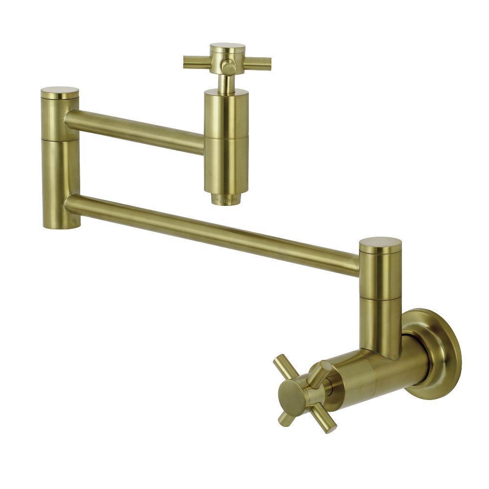 Kingston Brass Concord Pot Filler Faucet Satin Brass