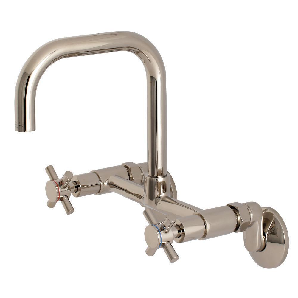 Kingston Brass Concord Wall Mount Kitchen Faucet Polished Nickel
