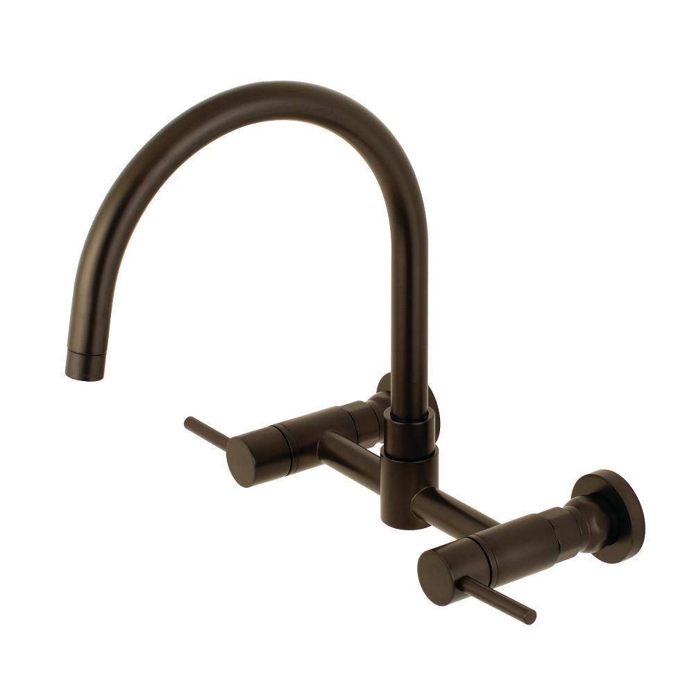 Kingston Brass Concord Wall Mount Kitchen Faucet Oil Rubbed Bronze