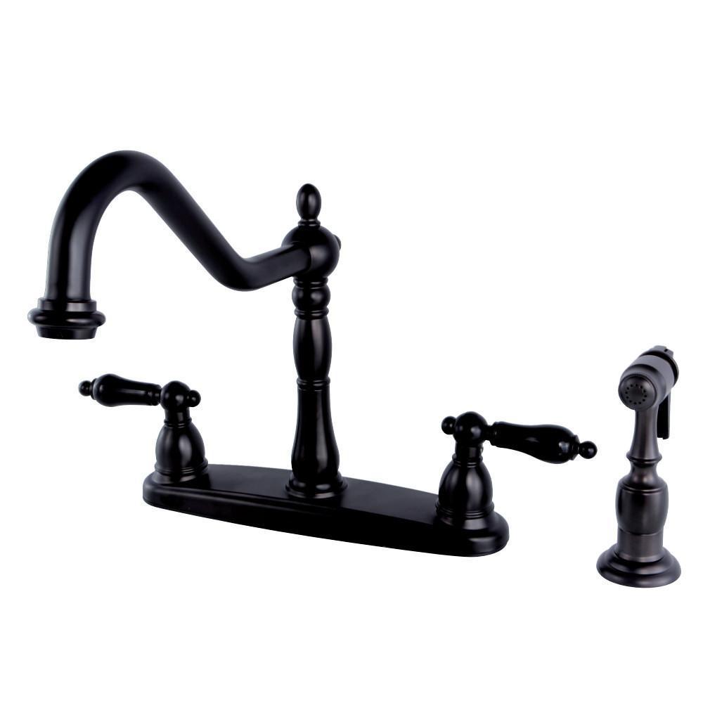 Kingston Brass Duchess Centerset Kitchen Faucet Oil Rubbed Bronze