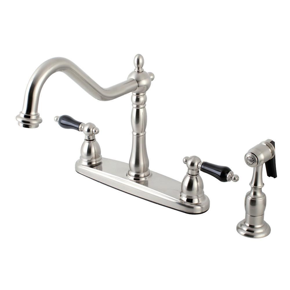 Kingston Brass Duchess Centerset Kitchen Faucet Brushed Nickel