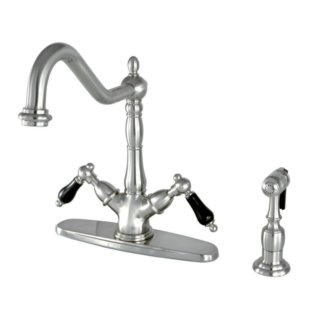Kingston Brass Duchess Multi-Hole Faucet Brushed Nickel