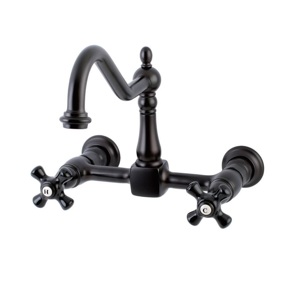 Kingston Brass Duchess Wall Mount Kitchen Faucet Oil Rubbed Bronze