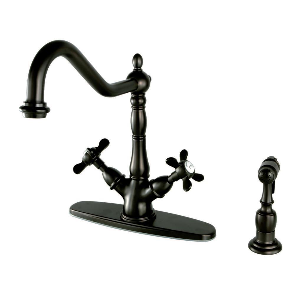 Kingston Brass Essex Multi-Hole Faucet Oil Rubbed Bronze