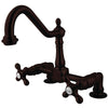 Kingston Brass Heritage Centerset Kitchen Faucet Oil Rubbed Bronze
