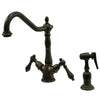 Kingston Brass Heritage Multi-Hole Faucet Oil Rubbed Bronze