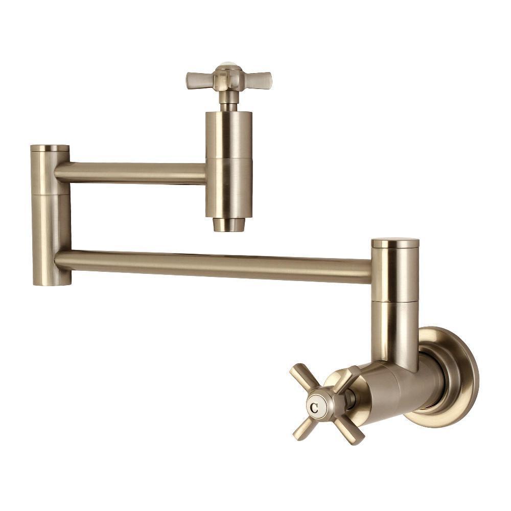 Kingston Brass Millennium Pot Filler Faucet Brushed Nickel