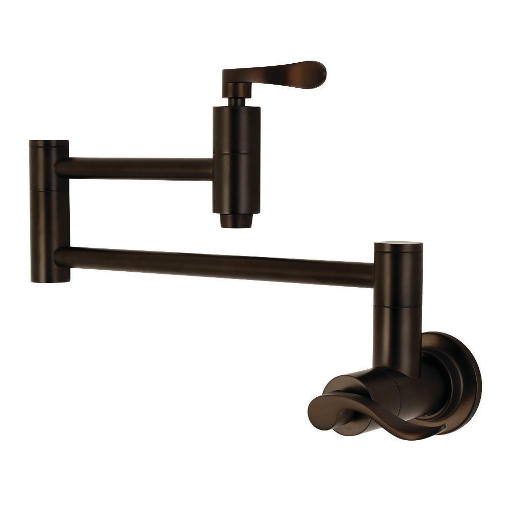 Kingston Brass NuWave Pot Filler Faucet Oil Rubbed Bronze
