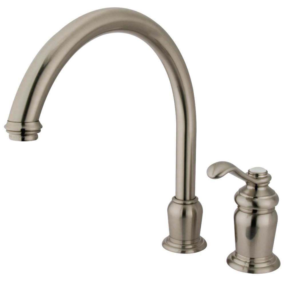 Kingston Brass Templeton Widespread Kitchen Faucet Brushed Nickel