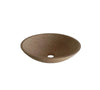 Natural Galala Stone Bathroom Vessel Sink with Faucet and Drain
