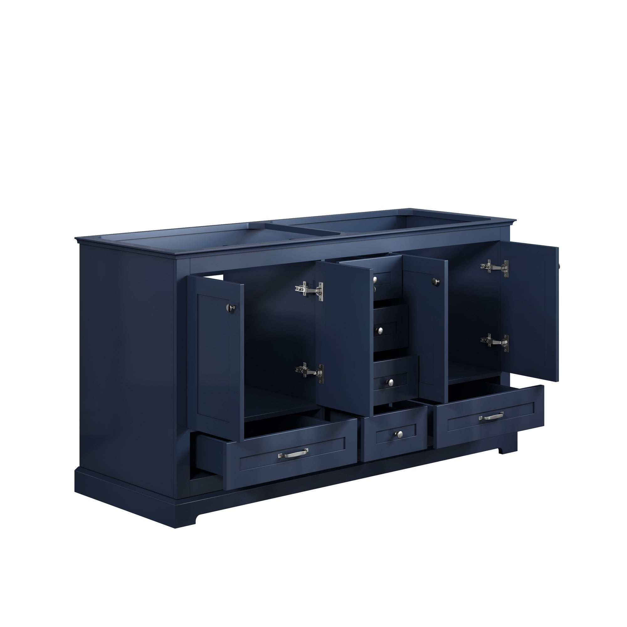 60" Navy Blue Vanity Cabinet Only