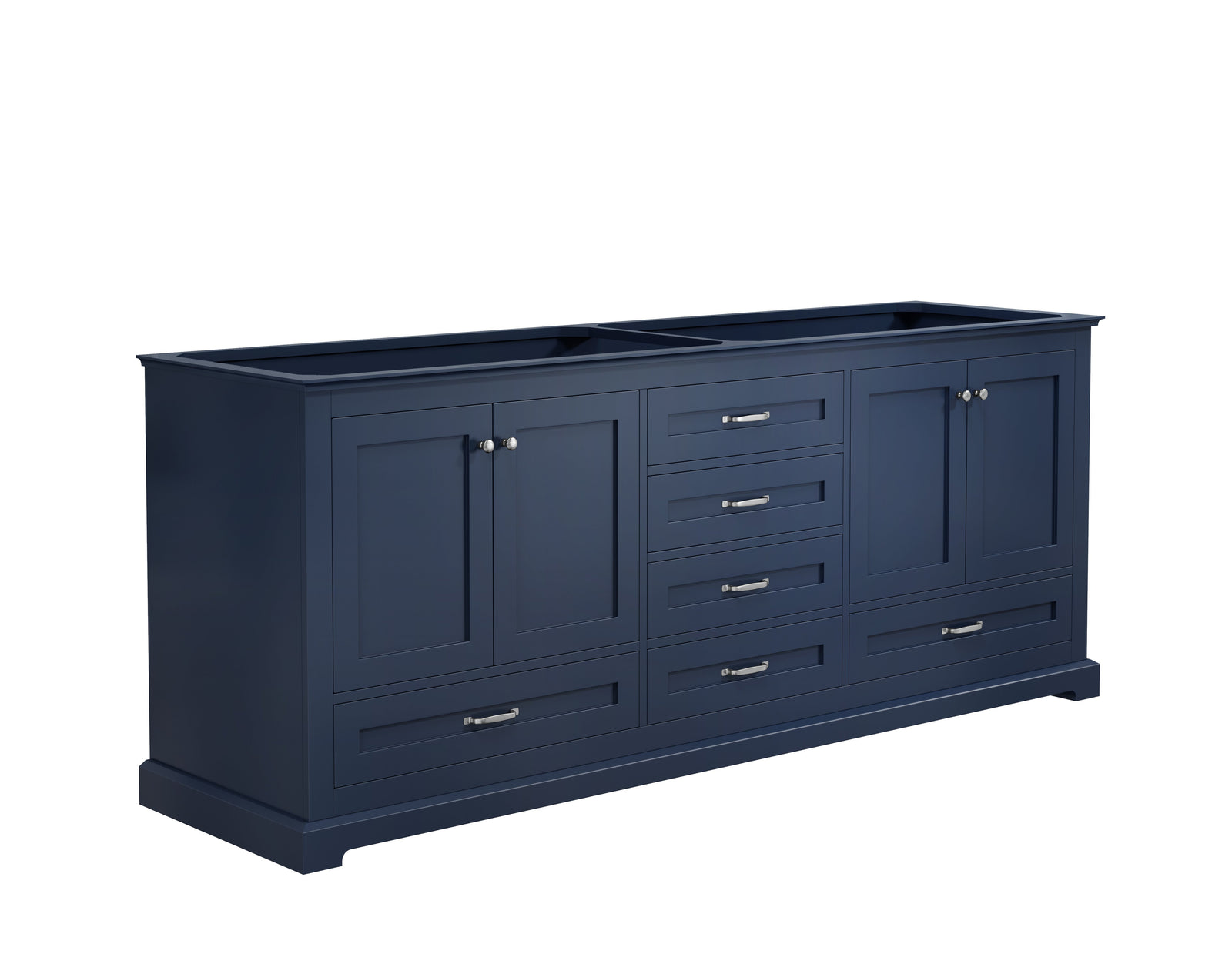 80" Navy Blue Vanity Cabinet Only