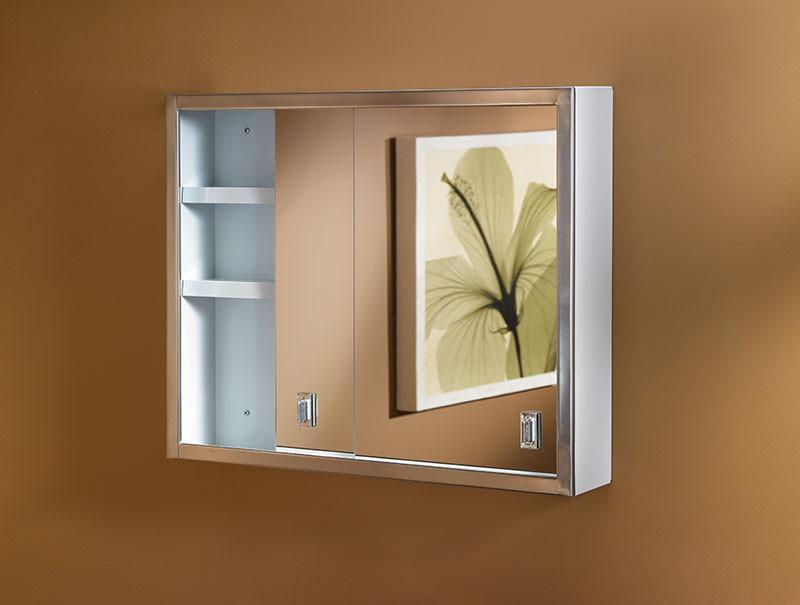 contempora 24 x 19 1 4 surface mount stainless medicine cabinet_b704850