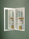 cove 16 x 26 recess mount glass shelves medicine cabinet_1035p24whg