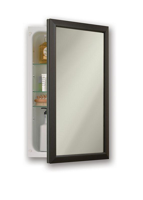 hampton 15 3 4 x 25 1 2 recess mount oil rubbed bronze medicine cabinet_625n244bzc