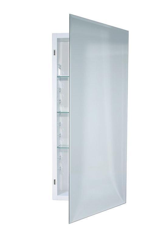 horizon 16 x 36 recess mount glass shelves medicine cabinet_868p34whg