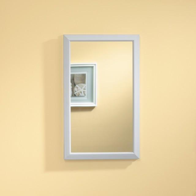 Hampton White Frame 15.75" X 25.5" Classic Mirror
