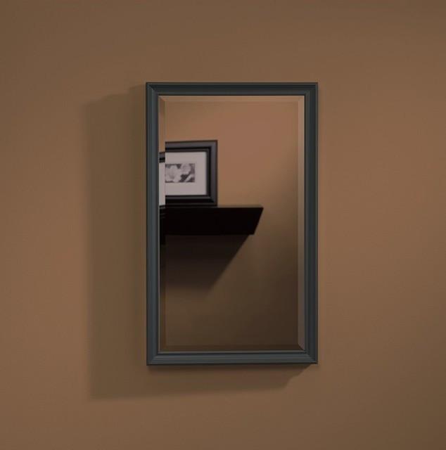 Studio V Oil Rubbed Bronze Frame 14" X 24" Beveled Mirror