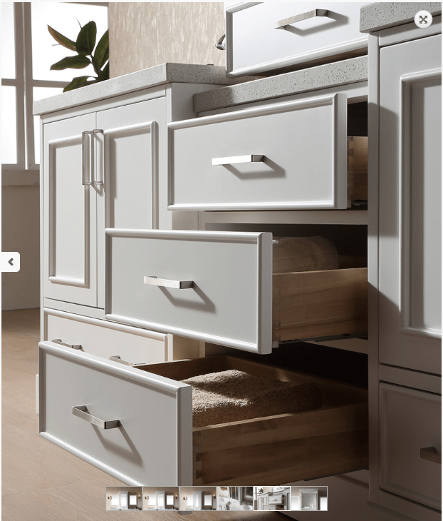 Stafford 85" Double Sink Vanity, White w/ Center Medicine Cabinet