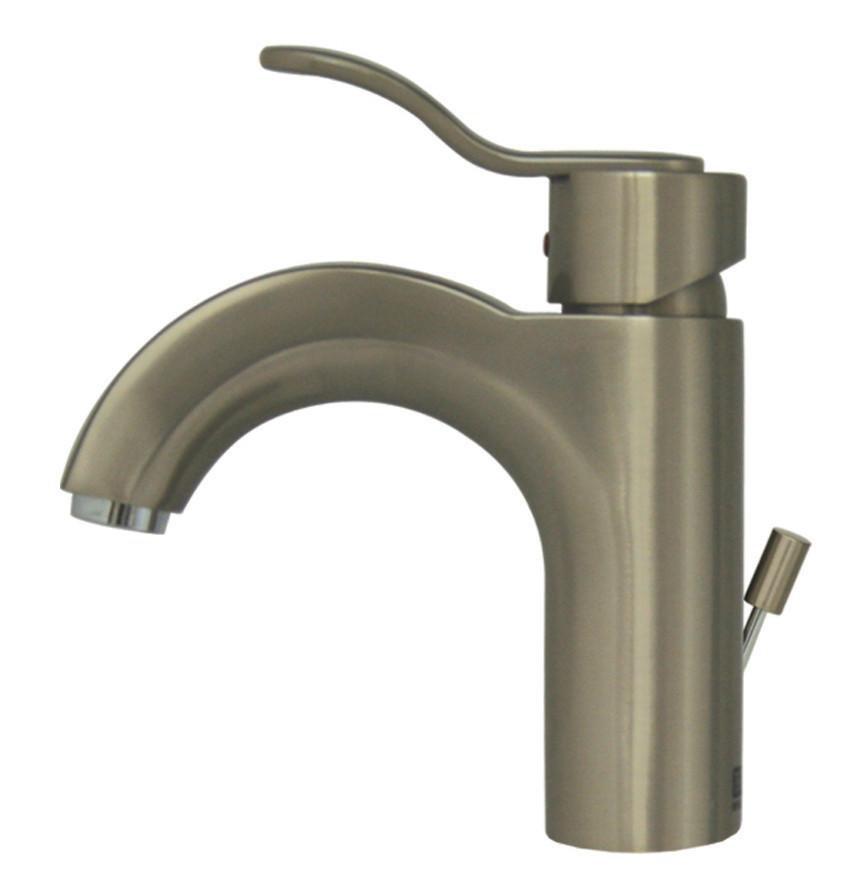 wavehaus single hole single lever lavatory faucet with pop up waste